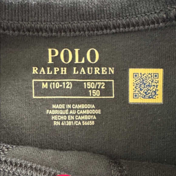 Polo by Ralph Lauren Dark Green Big Pony Camo Crewneck Sweatshirt, sz M (10-12) - Picture 4 of 7